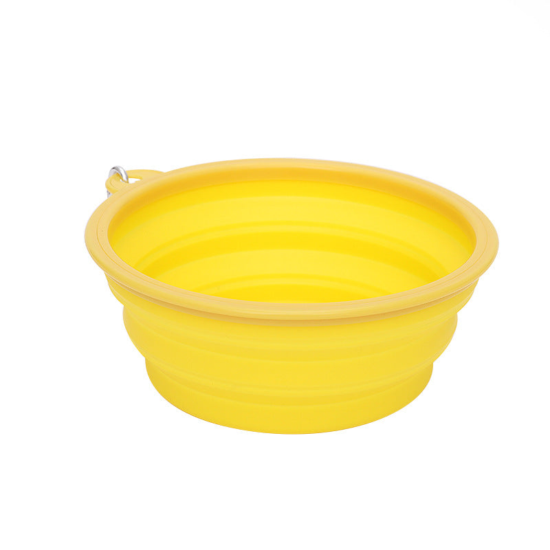 Dog Folding Silicone Bowl