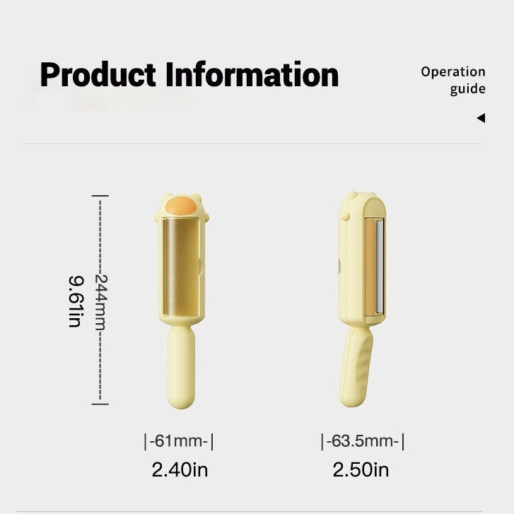 Portable Electrostatic Adsorption Pet Hair Remover