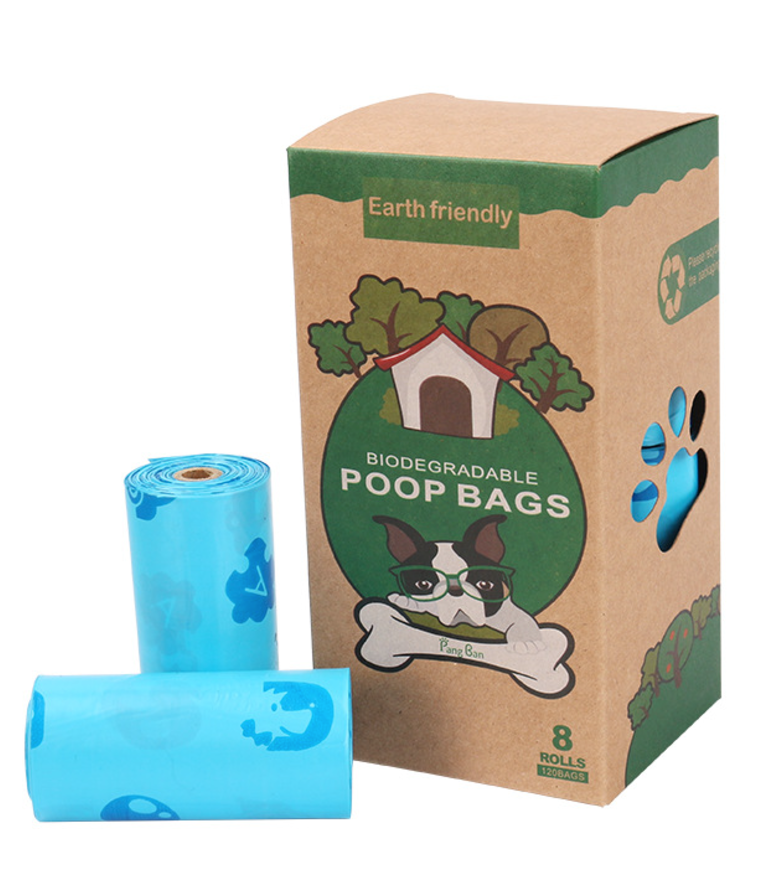 Sky Blue Pet Trash Bag Biodegradable Dog Poop Bag