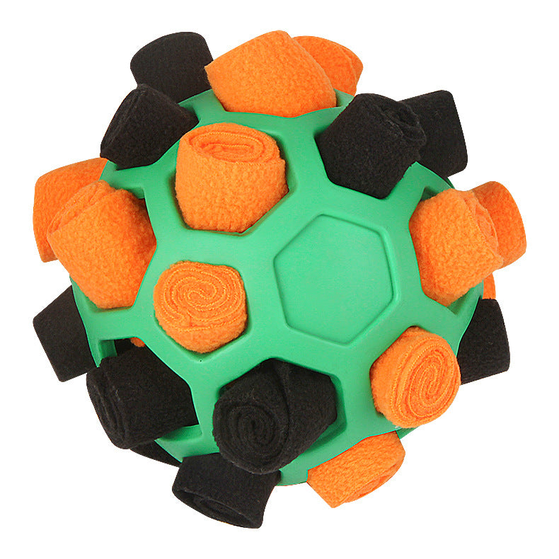 Multifunctional Rubber Sniffing Ball - Front View - FurryCircle