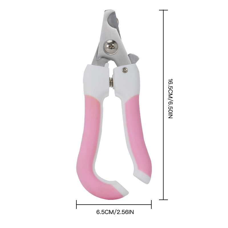 Pet Nail Trimmer with Safety Guard Non-Slip Handle