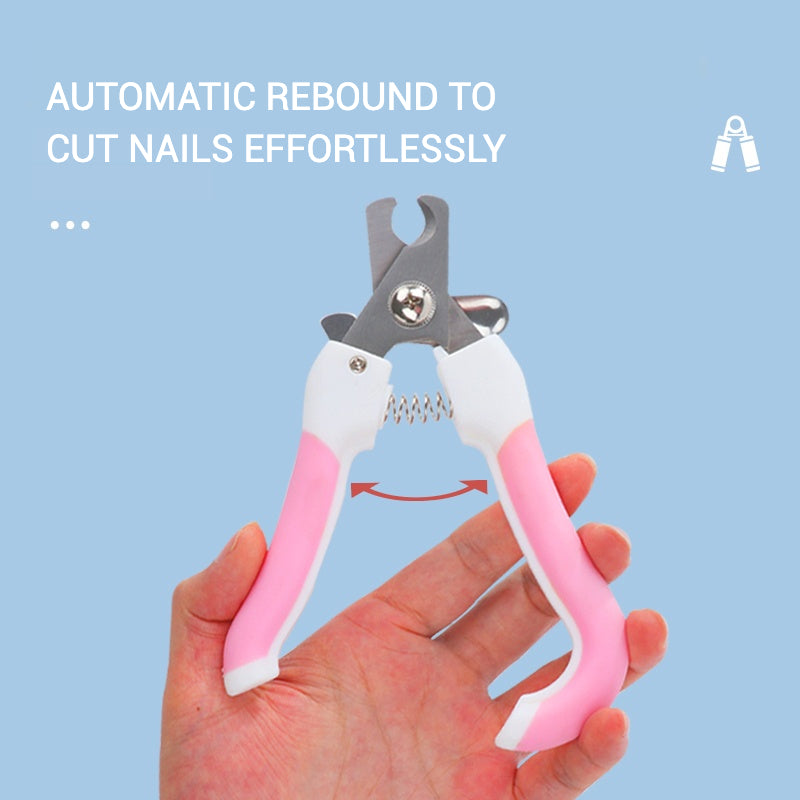 Pet Nail Trimmer with Safety Guard Non-Slip Handle
