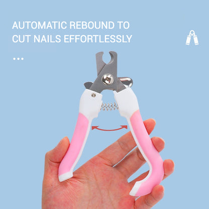 Pet Nail Trimmer with Safety Guard Non-Slip Handle