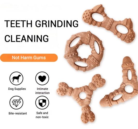 Bone-Shaped Chew Stick Dog Toy – Durable & Teeth-Cleaning - Collection View - FurryCircle
