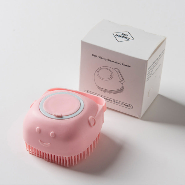 Pet Silicone Bath Brush Cleaning Care