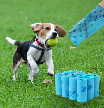 Sky Blue Pet Trash Bag Biodegradable Dog Poop Bag