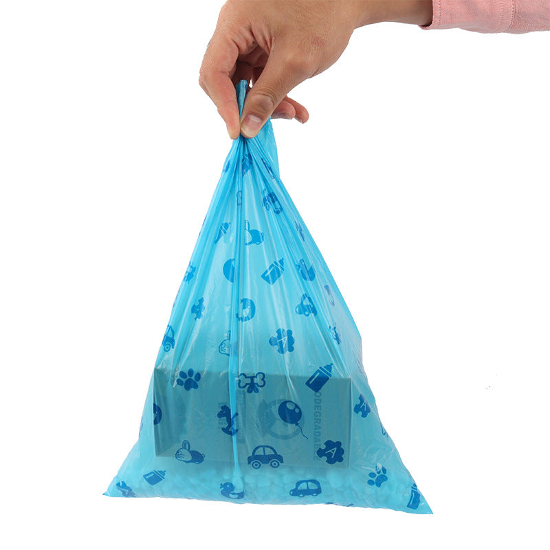 Sky Blue Pet Trash Bag Biodegradable Dog Poop Bag