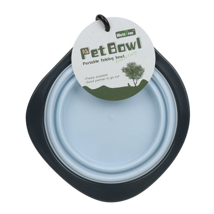 Pet Folding Silicone Bowl Collapsible Dog Outdoor Travel Portable