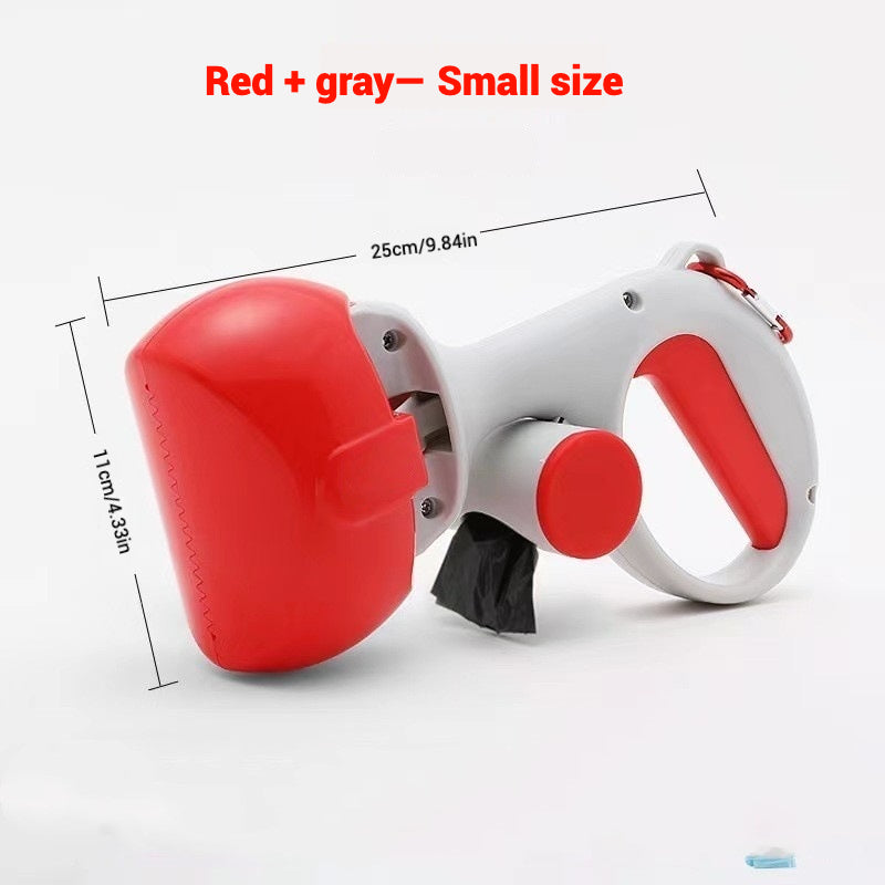Dog Poop Picker Ergonomic Handle With Waste Bag