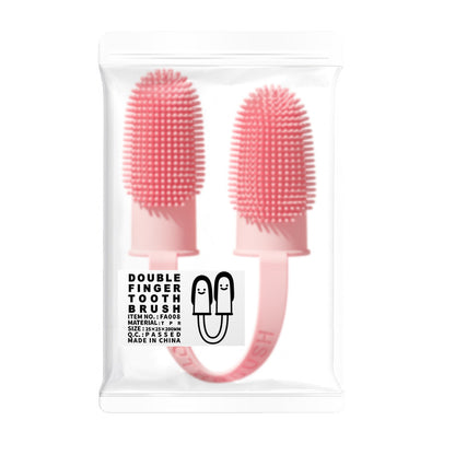 Pet Two-Finger Cleaning Toothbrush