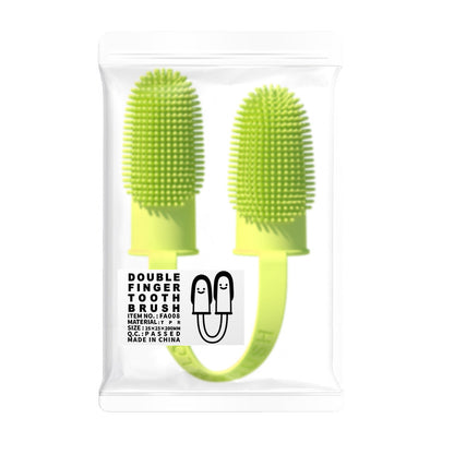 Pet Two-Finger Cleaning Toothbrush