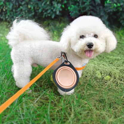 Pet Folding Silicone Bowl Collapsible Dog Outdoor Travel Portable