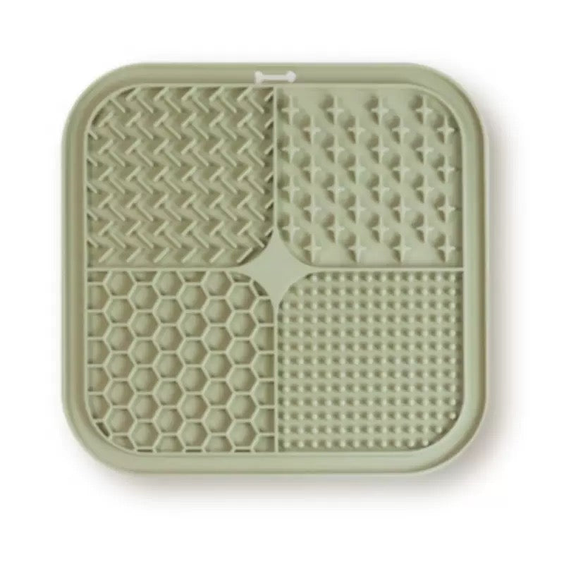 Pet Licking Mat Silicone Pet Food Suction Cup Slow Feeding Mat FurryCircle