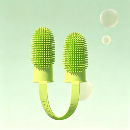 Pet Two-Finger Cleaning Toothbrush