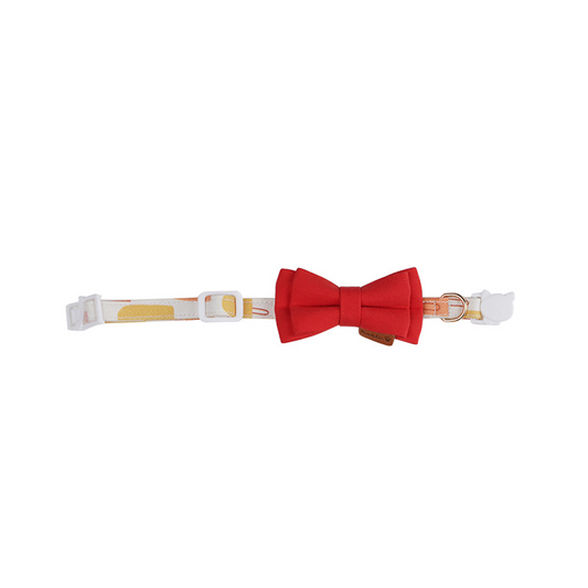 Upgraded Cat Collar with Bells and Bow Tie, Safe Breakaway, Ice Stick