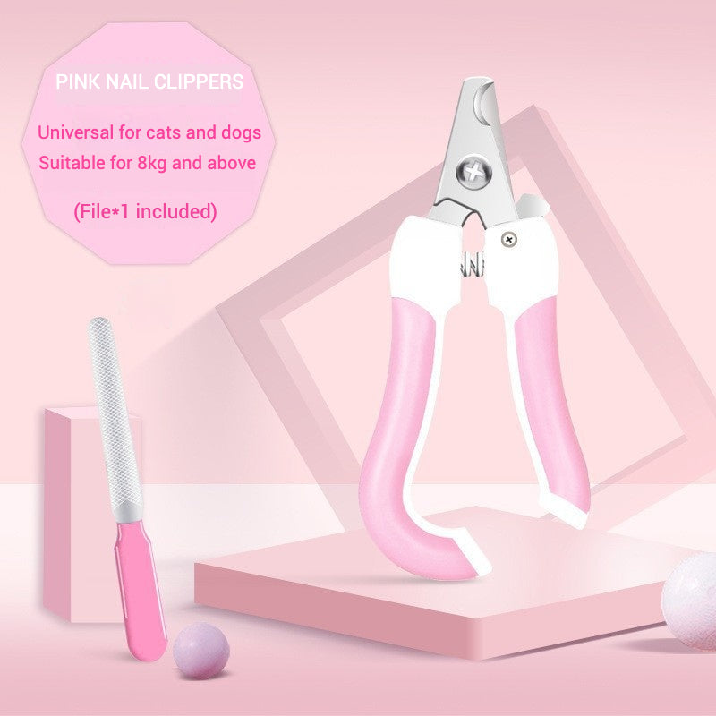 Pet Nail Trimmer with Safety Guard Non-Slip Handle