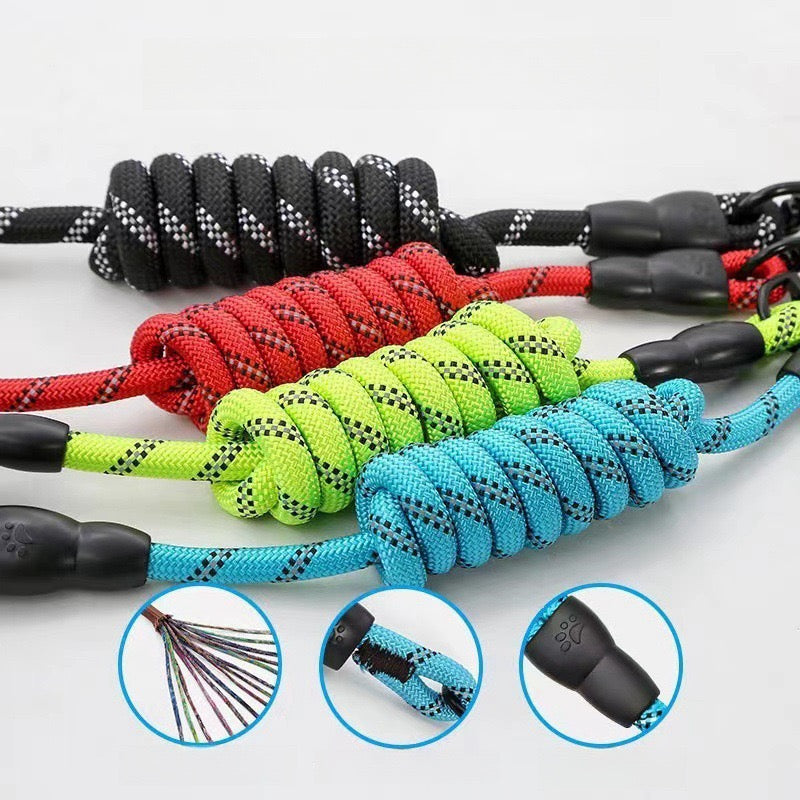 Reflective Strong Nylon Dog Leash For Large Medium Small Dog