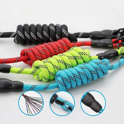 Reflective Strong Nylon Dog Leash For Large Medium Small Dog