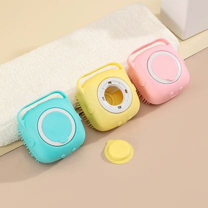 Pet Silicone Bath Brush Cleaning Care