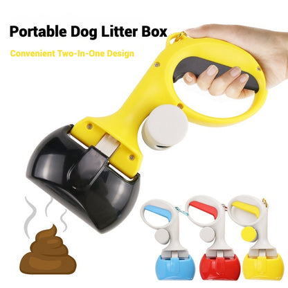 Dog Poop Picker Ergonomic Handle With Waste Bag