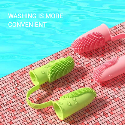 Pet Two-Finger Cleaning Toothbrush