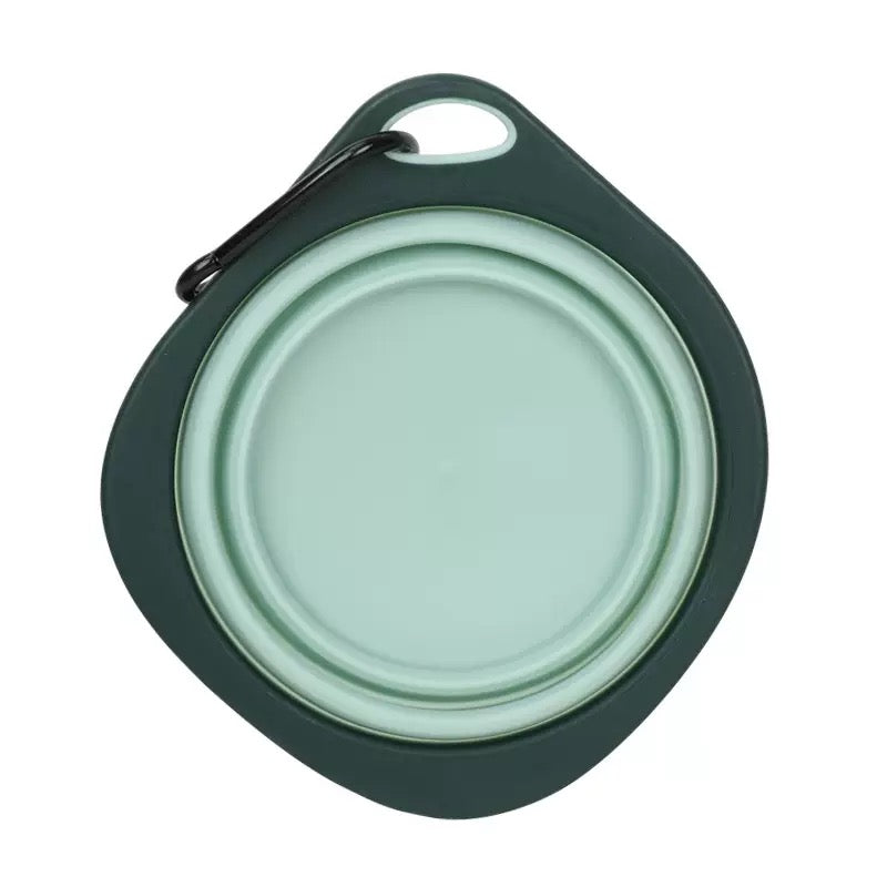 Pet Folding Silicone Bowl Collapsible Dog Outdoor Travel Portable