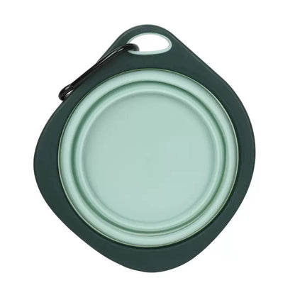 Pet Folding Silicone Bowl Collapsible Dog Outdoor Travel Portable